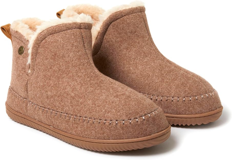 Dearfoams Men's Alpine Shoes | Indoor-Outdoor Comfort Boot