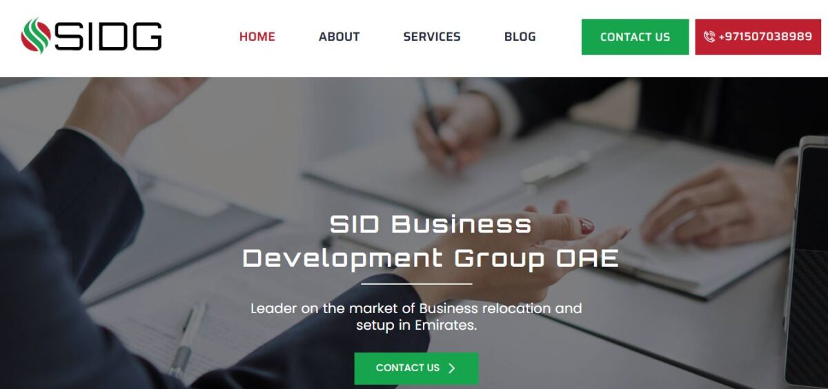 SIDG portfolio - wordpress website designer